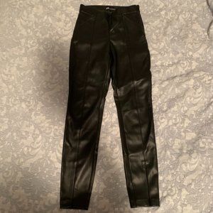 ZARA Faux Leather Pants